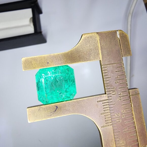 Emerald natural origin Afghanistan panjsher 16.710ct - Picture 9 of 14